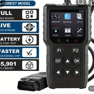 Black Automotive Diagnostic Scanner